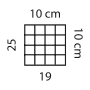 İlmek sayisi 25 x 19